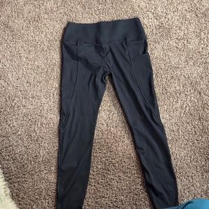 SKINNIFY Black Leggings with Side Pockets